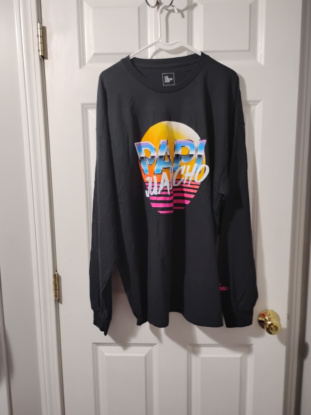 Papi Chulo Men's Black Long-Sleeve Graphic Tee